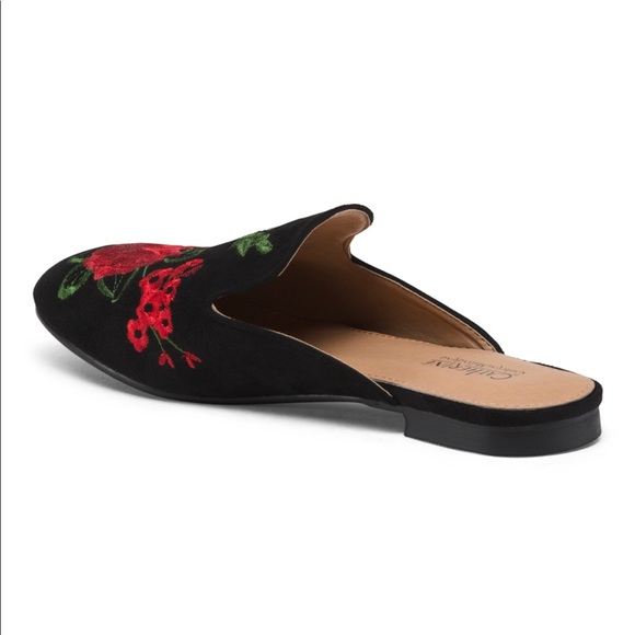 CATHERINE MALANDRINO embroidered suede Mules - Picture 7 of 7